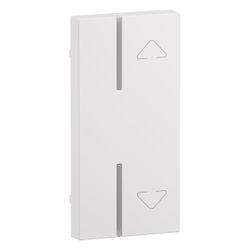 Legrand Tastenabdeckung Seano 1-modulig, Symbol Pfeile, Kunststoff, Ultraweiss, 55,5x27... LEGRAND-765620 3414972617840 (Abb. 1)