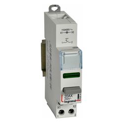 Legrand Druckschalter CX3, 20A, 1 Schließer, LED Grün, 110-400V, 1TE, 412914... LEGRAND-412914 3414970531971 (Abb. 1)