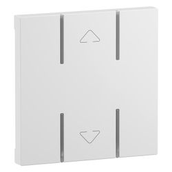 Legrand Tastenabdeckung Seano 2-modulig, 55,5x55,5x6,7mm, Kunststoff, Ultraweiss, 76561... LEGRAND-765619 3414972617925 (Abb. 1)