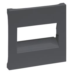 Legrand Abdeckung RJ45 SEANO, Zentralplatte, mit Beschriftungsfeld, Unterputz, Kunststo... LEGRAND-765454 3414972546690 (Abb. 1)