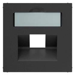 Legrand SEANO Zentralplatte für RJ45, mit Beschriftungsfeld, Unterputz, Kunststoff, Ant... LEGRAND-765458 3414972544894 (Abb. 1)