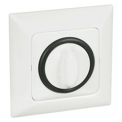 Legrand Abdeckung Dreh- u. Zeitschalter Creo, Zentralplatte, Kunststoff, Ultraweiß, 56,... LEGRAND-776257 3245067762578 (Abb. 1)