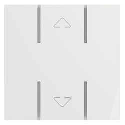 Legrand Tastenabdeckung Seano 2-modulig, 55,5x55,5x6,7mm, Kunststoff, Ultraweiss, 76561... LEGRAND-765619 3414972617925 (Abb. 1)