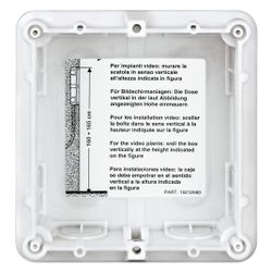 Legrand BTicino Unterputz-Kasten SFERA 1M, 123x117,5x45mm, Kunststoff, 350010... LEGRAND-350010 8005543446102 (Abb. 1)