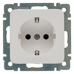 Legrand SL Schutzkontaktsteckdose Creo, Unterputz, 16A, 250V, IP20, Kunststoff, Ultrawe... LEGRAND-776220 3245067762202 (Abb. 1)