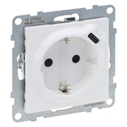 Legrand Kombinationssteckdose SEANO 765126, 16 A 250 V, Unterputz, Kunststoff, Ultrawei... LEGRAND-765126 3414972551205 (Abb. 1)