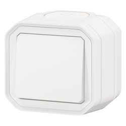 Legrand Wechselschalter Plexo New, 10A, IP55, 85x82x61mm, Kunststoff, Ultraweiß, 06975... LEGRAND-069751L 3414971882430 (Abb. 1)