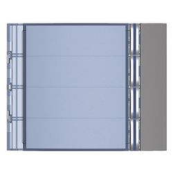 Legrand BTicino Frontblende Ruftastenmodul SFERA 4RT Allstreet, 91x114x10mm, Kunststoff... LEGRAND-352043 8005543449271 (Abb. 1)