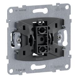 Legrand Wechselschalter SEANO, 10 AX, 250 V, Unterputz, Steckklemme, 72,9x72,9x40mm, Ku... LEGRAND-765006 3414972553193 (Abb. 1)