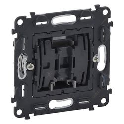 Legrand Kreuzschalter Valena In'Matic, 10AX, Unterputz, Schraubklemme, Thermoplast, Mat... LEGRAND-752007 3414970463951 (Abb. 1)