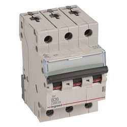 Legrand Leitungsschutzschalter TX3 B20A, 3-polig, 6kA, 400V, 3TE, 403403... LEGRAND-403403 3414970387561 (Abb. 1)