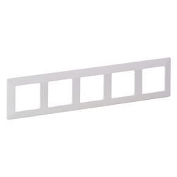 Legrand Abdeckrahmen Valena Life 5-fach, 370x86x10mm, Thermoplast, Ultraweiß, 754005... LEGRAND-754005 3414970454300 (Abb. 1)