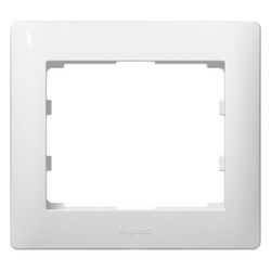 Legrand Rahmen 1-fach Galea, 83x91x12mm, Kunststoff, Ultraweiß, 771001... LEGRAND-771001 3245067710012 (Abb. 1)