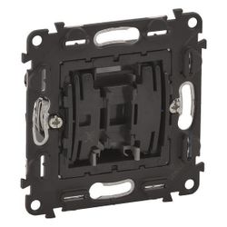 Legrand Kreuzschalter Valena In'Matic, 10AX, Unterputz, Schraubklemme, Thermoplast, Mat... LEGRAND-752007 3414970463951 (Abb. 1)