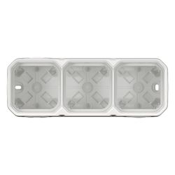 Legrand Aufputzgehäuse Plexo New 3fach, IP44, Thermoplast, Ultraweiß, 069688L... LEGRAND-069688L 3414971881488 (Abb. 1)