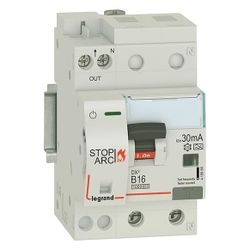 Legrand Brandschutzschalter DX3 STOP ARC, B16A, 1P+NR, 10kA, 30mA, Typ A, 3TE, Grau, 41... LEGRAND-415958 3414971169548 (Abb. 1)