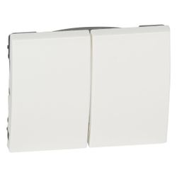 Legrand Wippe Galea, zweiteilig, 64x53x18,5mm, Thermoplast, Ultraweiß, 777012... LEGRAND-777012 3245067770122 (Abb. 1)