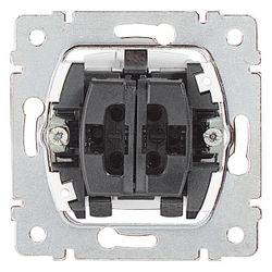 Legrand Serienschalter-Einsatz 775805, 2-fach, 10AX 250V, Unterputz, 71x71x32,5mm... LEGRAND-775805 3245067758052 (Abb. 1)