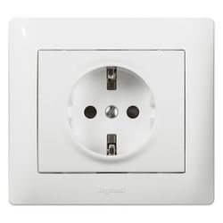 Legrand Steckdose Galea 771063, 16A 250V, Unterputz, Thermoplast, Weiß... LEGRAND-771063 3245067710630 (Abb. 1)