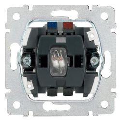 Legrand Wipptaster-Einsatz beleuchtet, 250V 10A, Unterputz, Kunststoff, Grau, 775846... LEGRAND-775846 3245067758465 (Abb. 1)