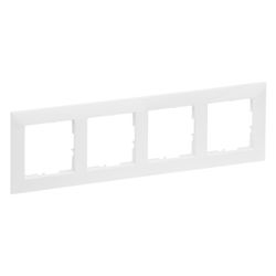 Legrand Abdeckrahmen SEANO 4-fach, 87x301mm, Kunststoff, Ultraweiß... LEGRAND-765174 3414972549875 (Abb. 1)