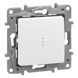 Legrand Niloe Kontroll-Wechselschalter, 16A, 250V, IP31, 76x76x34mm, Kunststoff, Ultraw... LEGRAND-664716 3245066647166 (Abb. 1)