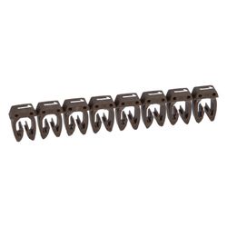 Legrand Kennzeichnungssystem CAB 3 Ziffer 1, 0,5-1,5mm2, 5x3mm, Kunststoff, Braun... LEGRAND-038211 3245060382117 (Abb. 1)