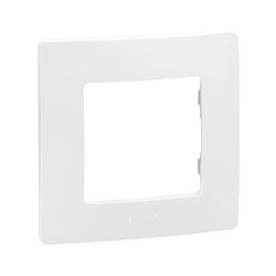 Legrand Niloe Rahmen 1-fach, 86x86x10mm, Thermoplast, Ultraweiß, 665001... LEGRAND-665001 3245066650012 (Abb. 1)