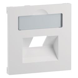 Legrand SEANO Zentralplatte 1x RJ45, mit Beschriftungsfeld, Unterputz, Kunststoff, Ultr... LEGRAND-765158 3414972544863 (Abb. 1)