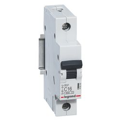 Legrand Leitungsschutzschalter RX3 419202, 16A, 1-polig, 6kA, 1TE, Grau... LEGRAND-419202 3414970367525 (Abb. 1)