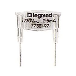 Legrand Glimmlampe 230V 0,5mA Grün, 775897... LEGRAND-775897 3245067758977 (Abb. 1)