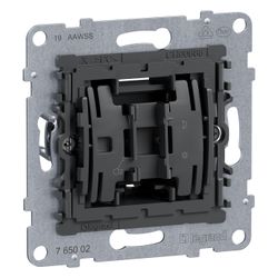 Legrand 2-poliger Schalter SEANO, 10AX, Schraubklemme, Unterputz, 72,9x72,9x40,8mm, 765... LEGRAND-765002 3414972546959 (Abb. 1)