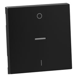 Legrand Wippe SEANO für 2-poligen Ausschalter, 56x56x5,7mm, Kunststoff, Schwarz, 765310... LEGRAND-765310 3414972543958 (Abb. 1)