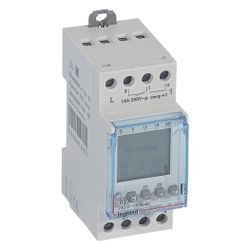 Legrand Astrozeitschaltuhr AlphaRex³ D22, 2-Kanal, 230V, 2TE, 56 Speicherplätze, 83x35,... LEGRAND-412657 3245064126571 (Abb. 1)