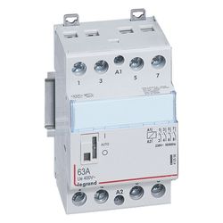 Legrand Installationsschütz CX3 412556, 230V, 63A, 4S, mit Handschalter... LEGRAND-412556 3245064125567 (Abb. 1)