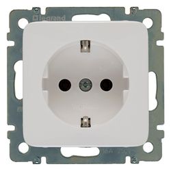 Legrand SL Schutzkontaktsteckdose Creo, Unterputz, 16A, 250V, IP20, Kunststoff, Ultrawe... LEGRAND-776220 3245067762202 (Abb. 1)
