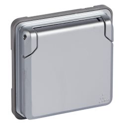 Legrand Schutzkontakt-Steckdose Soliroc, 16A 250V, IP55, IK10, mit Klappdeckel, erhöhte... LEGRAND-077834 3245060778347 (Abb. 1)