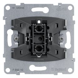 Legrand Wechselschalter SEANO, 10 AX, 250V, Steckklemme, Unterputz, 72,9x72,9x40mm, 765... LEGRAND-765010 3414972553223 (Abb. 1)