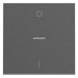 Legrand Wippe für 2-poligen Ausschalter SEANO, 56x56x5,7mm, Thermoplast, Anthrazit, 765... LEGRAND-765410 3414972543927 (Abb. 1)