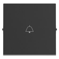 Legrand Wippe SEANO mit Klingelsymbol, IP20, 55,6x56x8,2mm, Thermoplast, Anthrazit, 765... LEGRAND-765412 3414972542647 (Abb. 1)