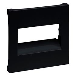 Legrand Abdeckung RJ45 SEANO 765354, Zentralplatte, Unterputz, Kunststoff, Schwarz, 1 S... LEGRAND-765354 3414972546720 (Abb. 1)