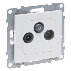 Legrand Durchgangsdose SEANO, 14 dB, Unterputz, Kunststoff, Ultraweiß, 765168... LEGRAND-765168 3414972552172 (Abb. 1)