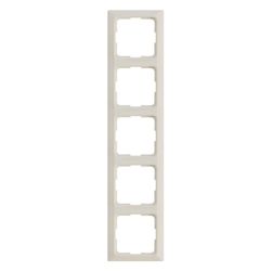 Legrand Rahmen 5-fach Creo, 5 Einheiten, Kunststoff, Mandelweiß, 776005... LEGRAND-776005 3245067760055 (Abb. 1)