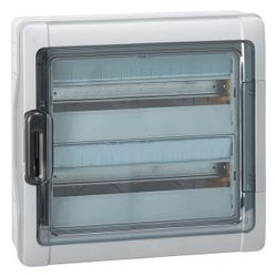 Legrand Feuchtraumverteiler Plexo³, 2-reihig, 36 Module, IP65, IK09, 432x448x161mm, Kun... LEGRAND-601986 3245066019864 (Abb. 1)