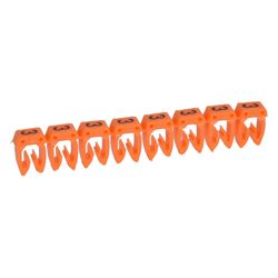 Legrand Kennzeichnungssystem CAB 3 Ziffer 3, 0,5-1,5mm2, 5x3mm, Kunststoff, Orange, 038... LEGRAND-038213 3245060382131 (Abb. 1)