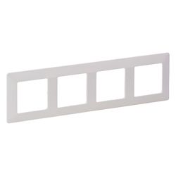 Legrand Abdeckrahmen Valena Life 4-fach, Thermoplast, Ultraweiß, 86x299x10mm, 754004... LEGRAND-754004 3414970454287 (Abb. 1)