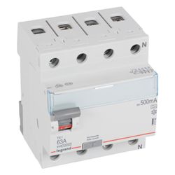 Legrand Fehlerstromschutzschalter TX3 63A, 500mA, Typ A, 4-polig, 400V, 4TE, 411796... LEGRAND-411796 3414970353764 (Abb. 1)
