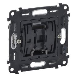 Legrand Kreuzschalter Valena In'Matic, 10AX, Unterputz, Schraubklemme, Thermoplast, Mat... LEGRAND-752007 3414970463951 (Abb. 1)