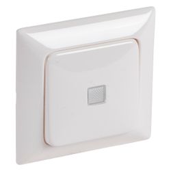 Legrand Wippe Kontroll Aus-/Wechselschalter Creo 776161, 82x82mm, Thermoplast, Ultrawei... LEGRAND-776161 3245067761618 (Abb. 1)