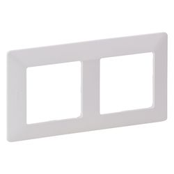 Legrand Abdeckrahmen Valena Life 2-fach, 157x86x10mm, Thermoplast, Ultraweiß, 754002... LEGRAND-754002 3414970454232 (Abb. 1)